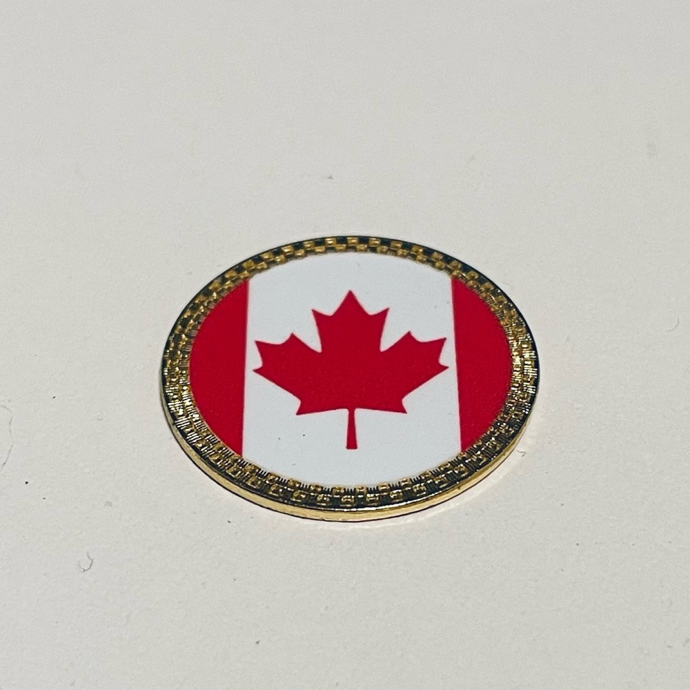 Canadian New Golf Ball Marker